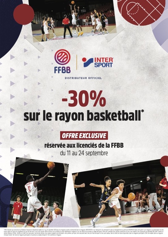 Offre exclusive INTERSPORT Sanfloraine Basketball