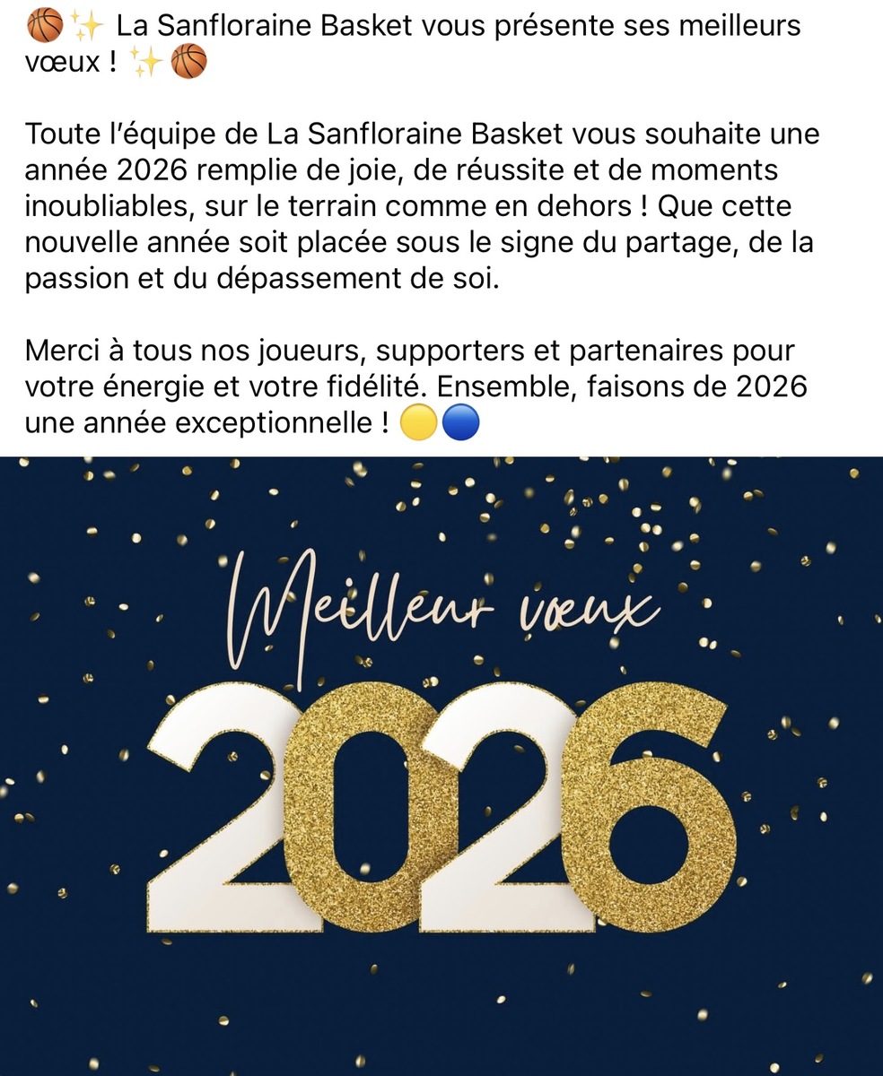 Meilleurs voeux 2026