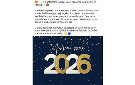 Meilleurs voeux 2026